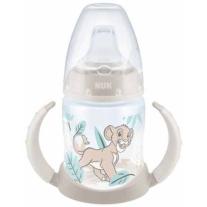 Шише NUK First Choice - Lion King, TC, РР, с накрайник за сок, 150 ml